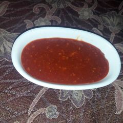 A picture of Momos ki Chutney.