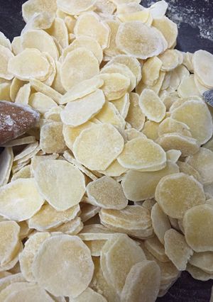Hình của món Mứt khoai tây.
