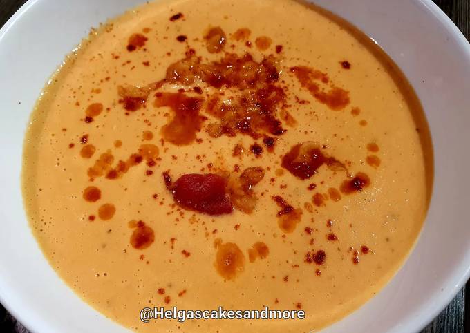 Linsen-Tomaten-Creme-Suppe