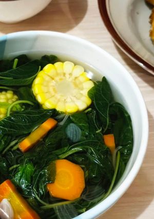 Foto resep Sayur Bening Bayam Jagung Wortel