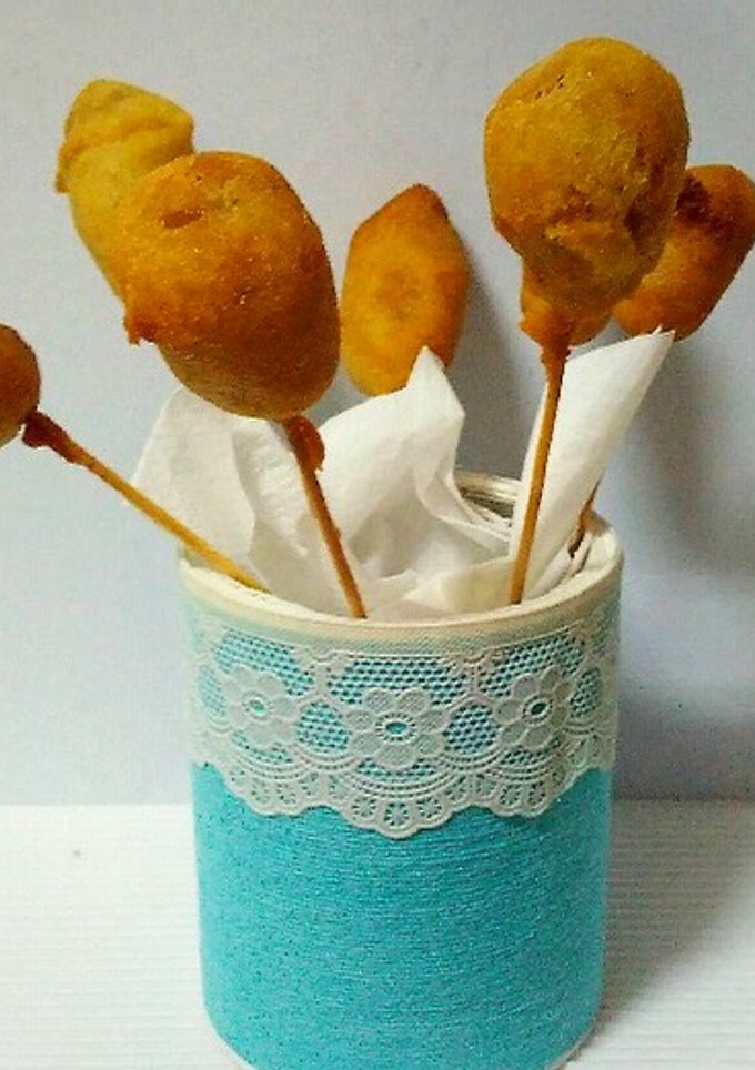 Una foto de Corndogs veganos