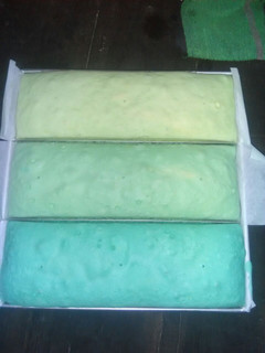 Foto resep Blue ombre cake