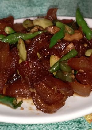 Foto resep Oseng Kikil Cabe Ijo