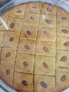 صورة لوصفة بسبوسه بالزعفران