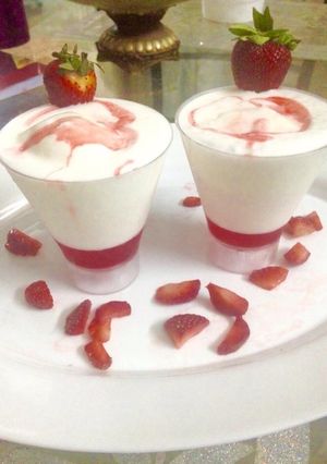 A picture of Italian cream soda.