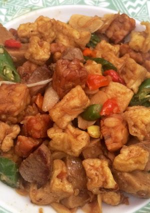 Foto resep Oseng Tahu Tempe "Bakso Hati"
