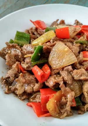Foto resep Sapi Lada Hitam