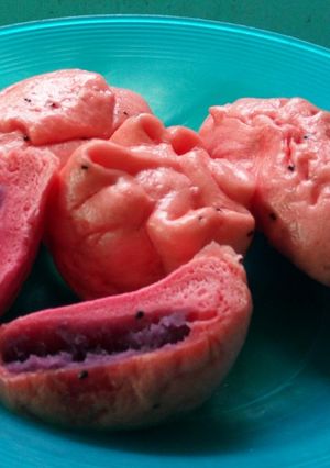 Foto resep Bakpao Naga Isi Ubi Ungu