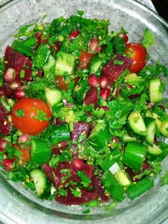 صورة لوصفة سلطة الشمندر (البنجر)😋