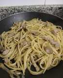 🍝 Spaghetti con ternera y champiñones