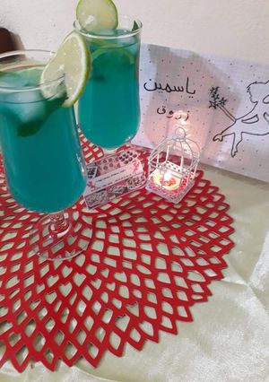 صورة لوصفة العصير الأزرق