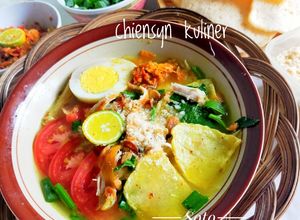 Foto resep Soto Lamongan tabur serbuk koya