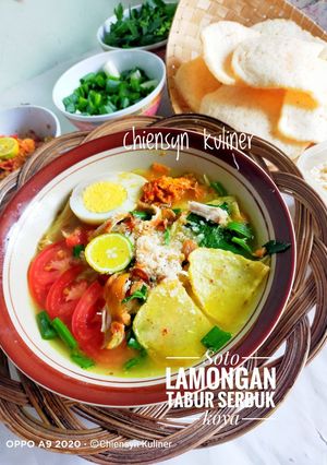 Foto resep Soto Lamongan tabur serbuk koya
