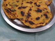 A picture of corn flour roti