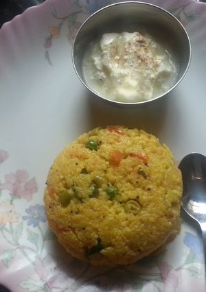 A picture of Little Millet Kichdi / Saamai Kichdi.