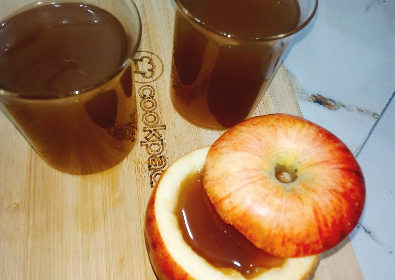 Spiced apple green tea for weight lose