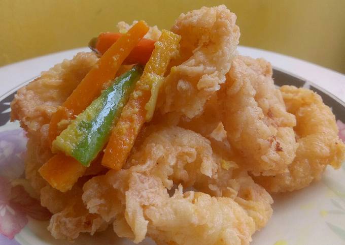 Cumi goreng tepung crispy