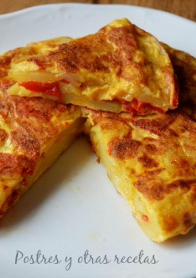 Una foto de Tortilla de pimientos