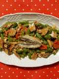 Foglie d'ulivo fatte in casa con alici