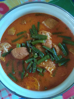 Foto resep Sayur Tahu Kacang Panjang Masak Santan