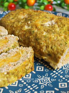 Фото Диетический Мясной Рулет Для Праздничного Стола и На Каждый День.