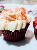 Cupcakes Red Velvet con remolacha y Philadelphia's Buttercream