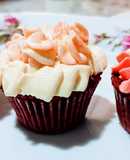 Cupcakes Red Velvet con remolacha y Philadelphia's Buttercream