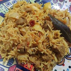 A picture of Soya Pyaaz Pulao.