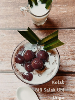 Foto resep Kolak Biji Salak Ungu Simpel