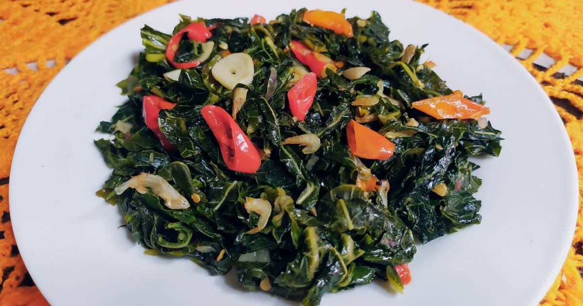 Resep Tumis daun pepaya tidak pahit oleh Mama Azka Kitchen Cookpad