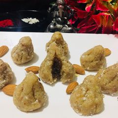 A picture of Gulkand Dryfruits coconut modak.