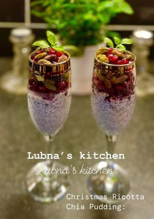 A picture of 🎄 Christmas Ricotta Chia Pudding:.
