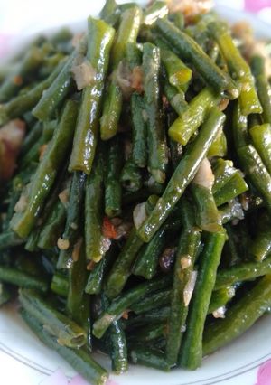 Foto resep Tumis kacang panjang mudah