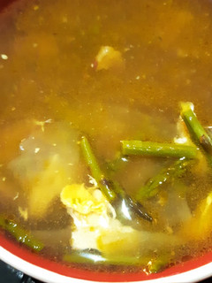 Una foto de Sopa de trigueros