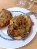 Berenjena Rellena de Verduras al Chub Chub