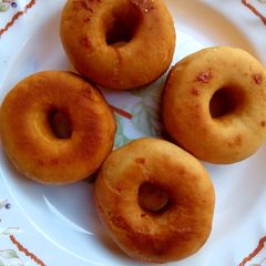 A picture of Eggless Doughnuts 🍩.