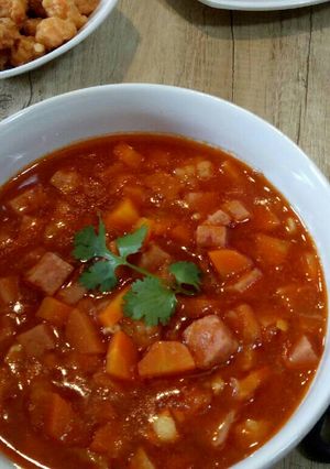 Foto resep Sup Merah