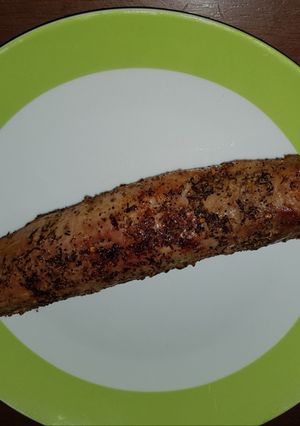 Kolbásszal töltött szűzpecsenye! recept fotója