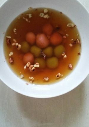 Foto resep Wedang ronde pelangi