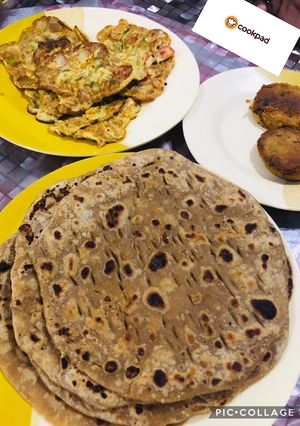 A picture of Crispy Roghni paratha.