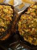 Portobello Mushroom dengan seed mustard panggang