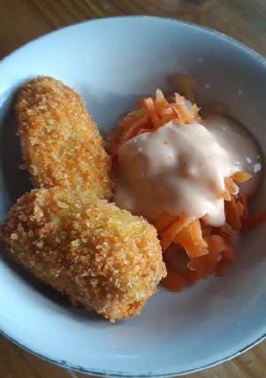 Foto resep Chicken egg roll ala2