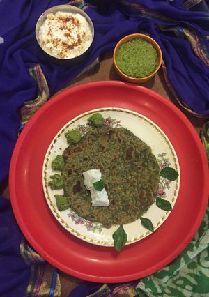 પાલક પનીર પરોઠા (Palak Paneer Paratha Recipe In Gujarati) રેસીપી મુખ્ય ફોટો