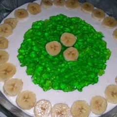A picture of Banana creamy trifle.