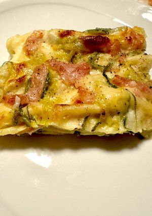 A picture of Lasagna Primavera.