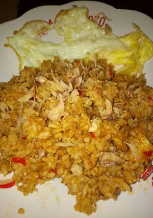 Foto resep Nasi goreng sederhana