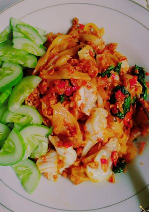Foto resep Kwetiau goreng pedas  hot jeletot