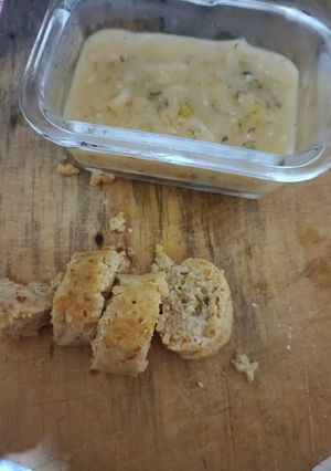 Foto resep Galantine saus putih keju mpasi 10+