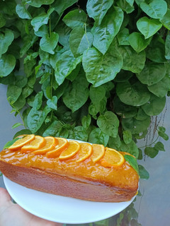 صورة لوصفة كيك بكريمة البرتقال روعة🍊