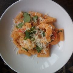 A picture of Prawn and Vodka Pasta.